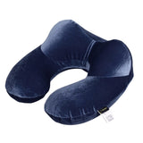 U-Shape Travel Pillow for Airplane Inflatable - travelwithessou