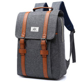 2018 Vintage Men Women Canvas Backpacks - travelwithessou