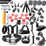 Gopro accessories set mount tripod - travelwithessou