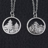 Mountain Necklace Nature SUNRISE AND SUNSET - travelwithessou